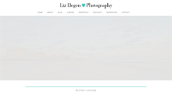 Desktop Screenshot of lizdegenphoto.com